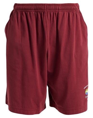 Vetements Man Shorts & Bermuda Shorts Garnet Size L Cotton In Red