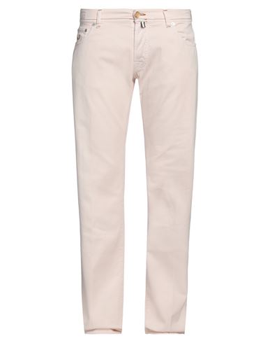 Jacob Cohёn Man Pants Light Pink Size 37 Cotton, Elastane