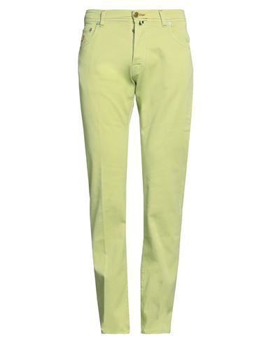 Jacob Cohёn Man Pants Acid Green Size 37 Cotton, Elastane