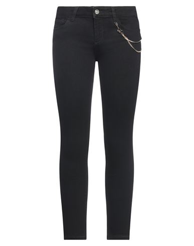 Liu •jo Woman Jeans Black Size 26 Cotton, Polyester, Elastane