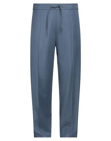 Dunhill Man Pants Slate Blue Size 3xl Wool