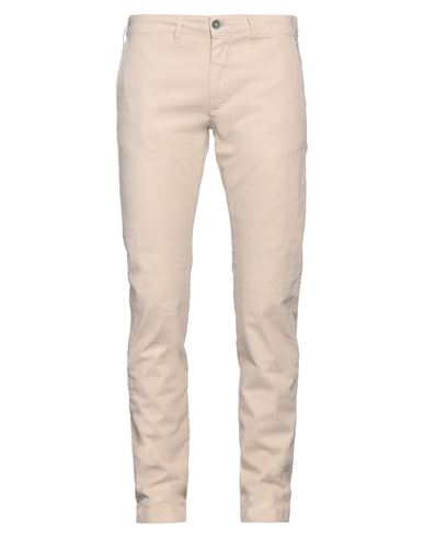 Shop Liu •jo Man Man Pants Beige Size 34 Linen, Cotton, Elastane