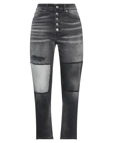 Dondup Woman Denim Pants Black Size 27 Cotton, Elastane In Black