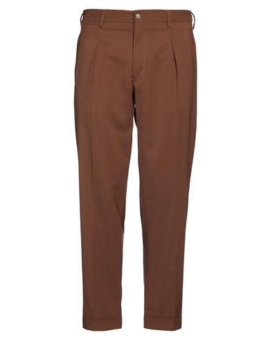Briglia 1949 Man Pants Tan Size 32 Virgin Wool, Polyester, Elastane In Brown