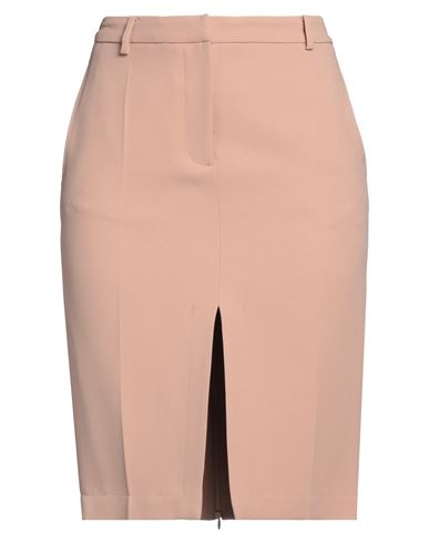 N°21 Woman Midi Skirt Blush Size 4 Acetate, Viscose In Pink