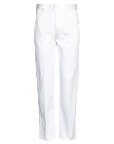 Ami Alexandre Mattiussi Man Pants White Size L Cotton