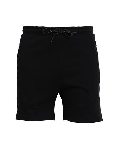 Jack & Jones Man Shorts & Bermuda Shorts Black Size Xl Recycled Polyester, Cotton