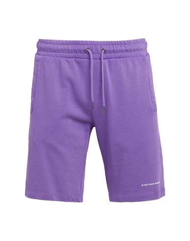 Jack & Jones Man Shorts & Bermuda Shorts Purple Size Xl Cotton