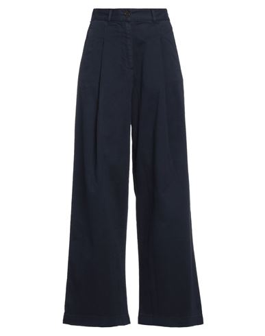 ATTIC AND BARN ATTIC AND BARN WOMAN PANTS MIDNIGHT BLUE SIZE 4 COTTON, ELASTANE