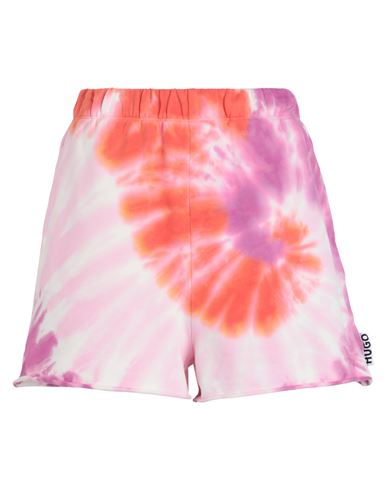 Shop Hugo Woman Shorts & Bermuda Shorts Pink Size L Cotton