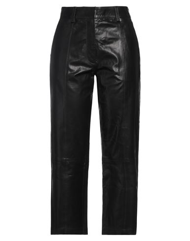 Anine Bing Woman Pants Black Size 2 Soft Leather