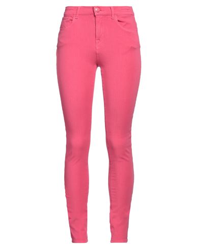Shop Jacob Cohёn Woman Pants Fuchsia Size 31 Cotton, Lyocell, Polyester, Elastane In Pink