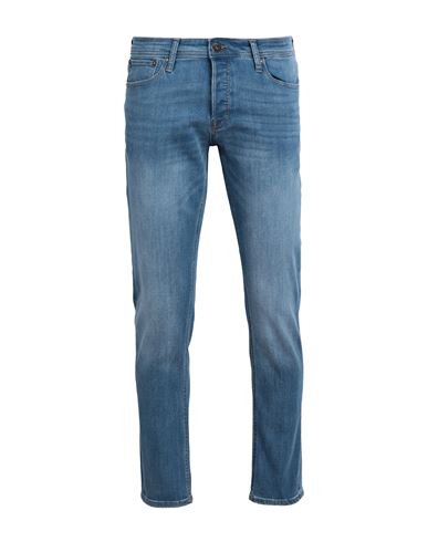 Jack & Jones Man Jeans Blue Size 29w-32l Organic Cotton, Polyester, Recycled Cotton, Elastane