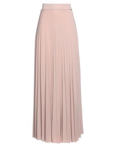 Shop Liu •jo Woman Maxi Skirt Blush Size 4 Viscose, Polyamide, Polyester, Elastane In Pink