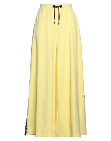 Jijil Woman Pants Light Yellow Size 8 Polyamide, Cotton, Elastane