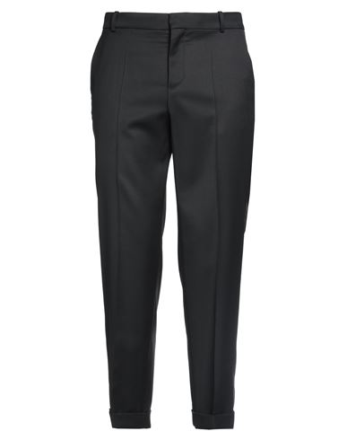 Shop Balmain Man Pants Black Size 36 Wool, Polyester