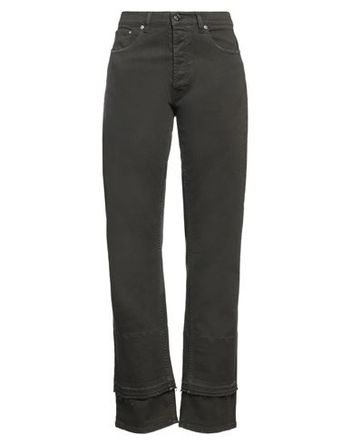 N°21 Woman Jeans Dark Green Size 29 Cotton, Elastane