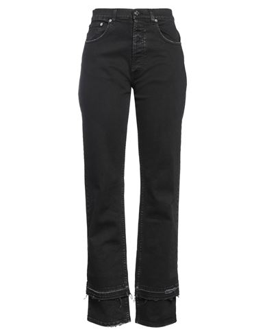 N°21 Woman Denim Pants Black Size 27 Cotton, Elastane
