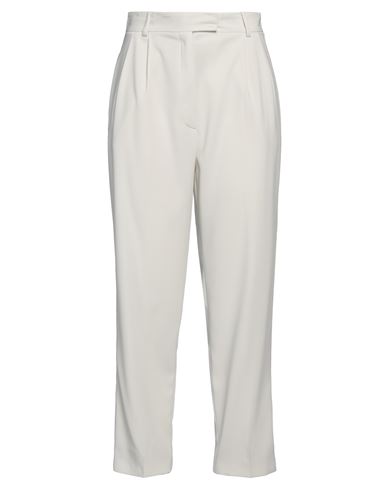 Patrizia Pepe Woman Pants Off White Size 8 Polyester, Elastane In Off White