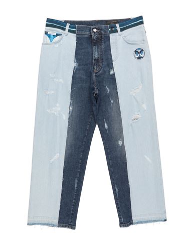 Dolce & Gabbana Man Jeans Blue Size 38 Cotton, Elastane