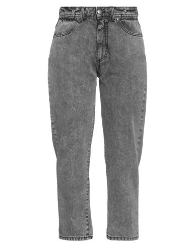 Berna Woman Denim Pants Grey Size 10 Cotton