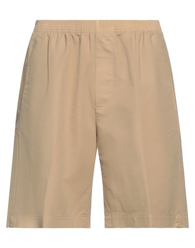 Cellar Door Man Shorts & Bermuda Shorts Sand Size 34 Cotton, Elastane In Beige