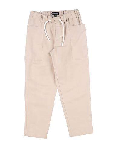 Emporio Armani Babies'  Toddler Boy Pants Beige Size 6 Cotton, Linen