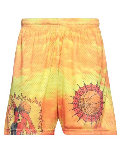 Market Man Shorts & Bermuda Shorts Mandarin Size Xl Polyester