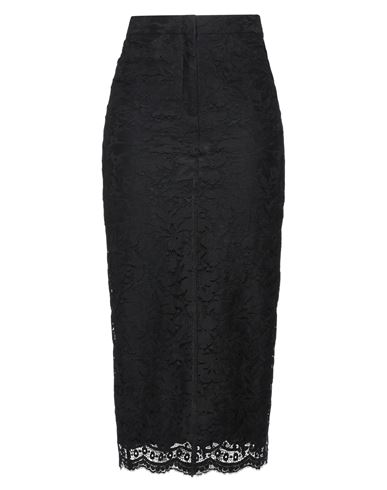N°21 Woman Midi Skirt Black Size 4 Cotton, Polyamide
