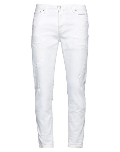 Haikure Man Jeans White Size 31 Cotton, Elastane