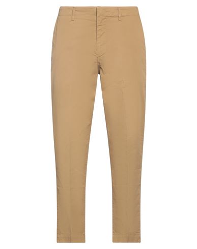 Dondup Man Pants Camel Size 30 Cotton, Elastane In Beige