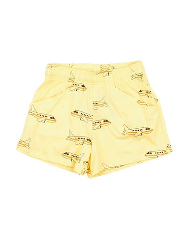 Mini Rodini Babies'  Toddler Shorts & Bermuda Shorts Light Yellow Size 7 Organic Cotton