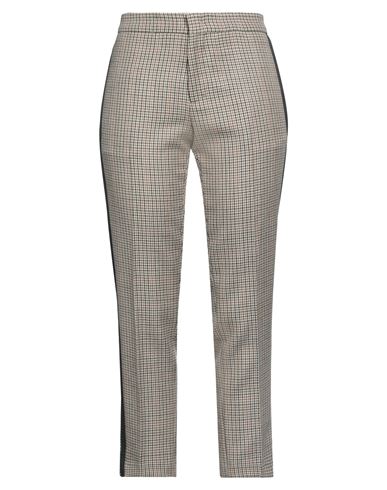 N°21 Woman Pants Beige Size 6 Wool, Viscose