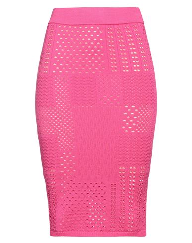 Pinko Woman Midi Skirt Fuchsia Size S Viscose, Polyamide