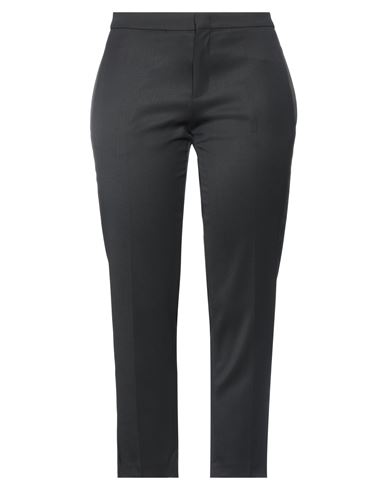 N°21 Woman Pants Black Size 8 Polyester, Wool, Elastane