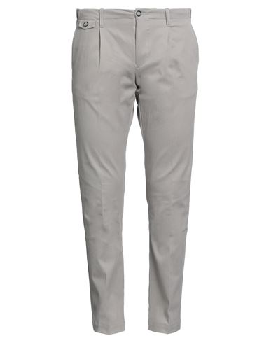 Paolo Pecora Man Pants Grey Size 36 Cotton, Elastane
