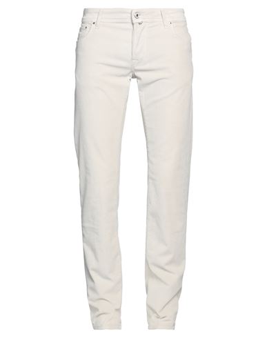 Jacob Cohёn Man Pants Cream Size 33 Cotton, Modal, Elastane In White