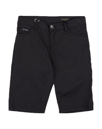 Dolce & Gabbana Toddler Boy Shorts & Bermuda Shorts Black Size 4 Cotton, Viscose, Polyurethane In Black