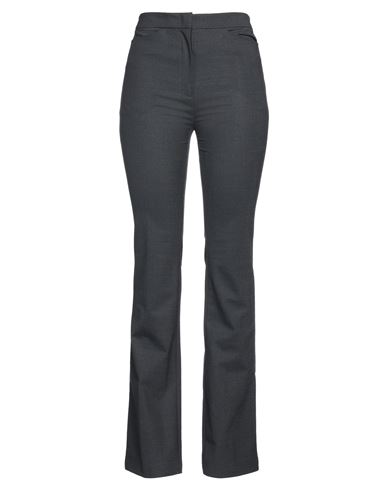 N°21 Woman Pants Lead Size 6 Polyester, Wool, Elastane In Grey