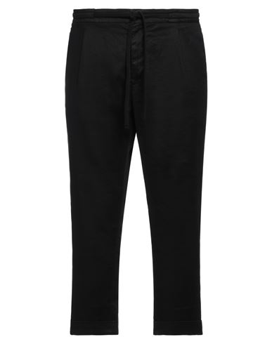 0/zero Construction Man Pants Black Size 38 Linen, Cotton, Elastane