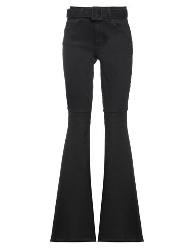 Liu •jo Woman Denim Pants Black Size 26w-34l Cotton, Elastane