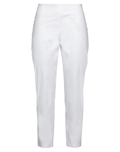 Pianurastudio Woman Pants White Size 12 Cotton
