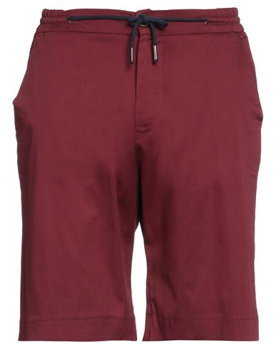 Neill Katter Man Shorts & Bermuda Shorts Burgundy Size 30 Cotton, Elastane In Red