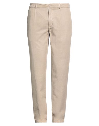 Il Drop Man Pants Beige Size 34 Lyocell, Linen, Cotton