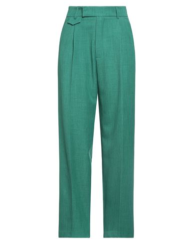 Vicolo Woman Pants Green Size S Polyester