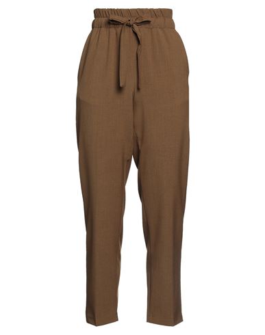 Claudie Woman Pants Military Green Size S Wool, Polyester, Acrylic, Synthetic Fibers, Virgin Wool