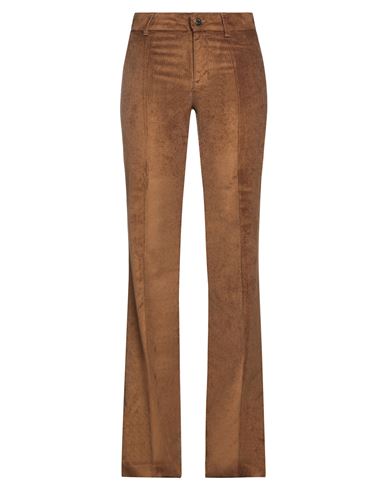 Marani Jeans Woman Pants Brown Size 10 Cotton, Viscose, Elastane