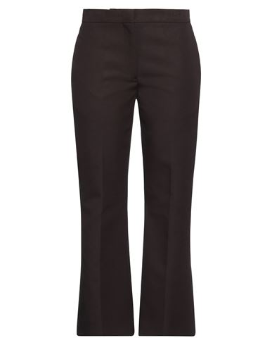 Jil Sander Woman Pants Dark Brown Size 8 Cotton