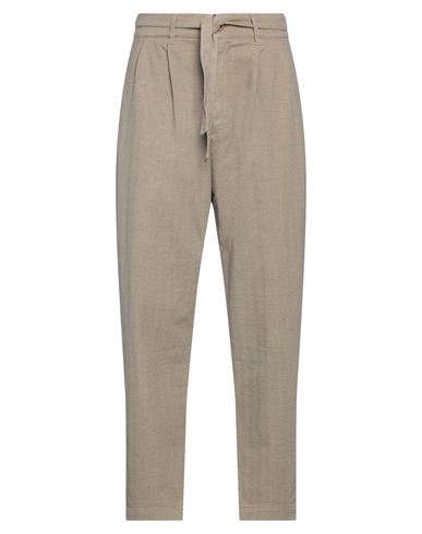 Madson Man Pants Khaki Size 34 Cotton, Polyester, Viscose, Elastane In Brown