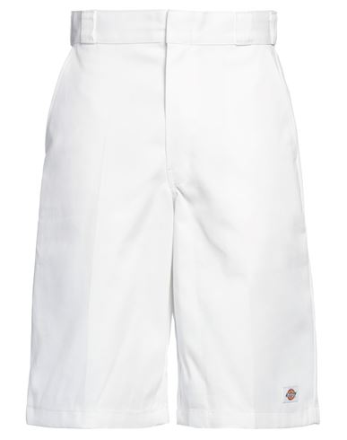 Shop Dickies Man Shorts & Bermuda Shorts White Size 28 Polyester, Cotton